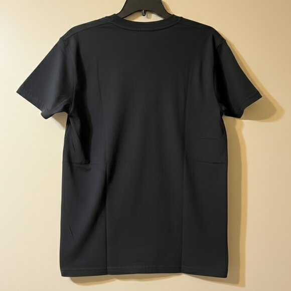 LV Painted Logo T-Shirt Mens Black Luxury Designer Tee - Picture 2 of 2